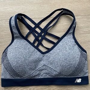 New balance sports bra. Color: navy blue. Size: large